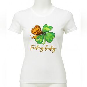 Feeling Lucky Custom Made St. Patrick's Day T-shirt - NWT